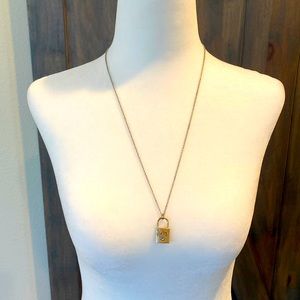 Rachel Roy lock necklace